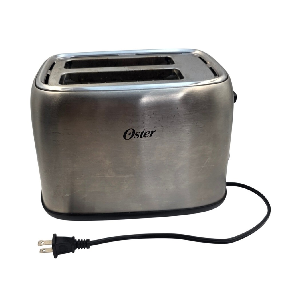 Oster 2 Slice Toaster Brushed Stainless Steel Wide Slot TSSTTRJB29S 800W O6
